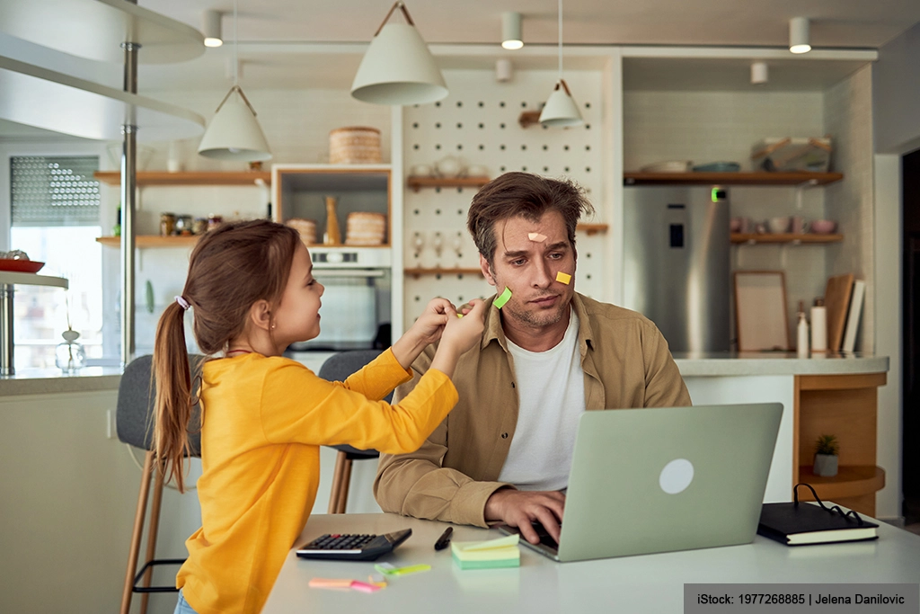 Homeoffice für schnell zu einem Burnout